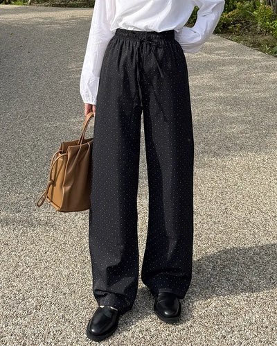 Dot banding pants