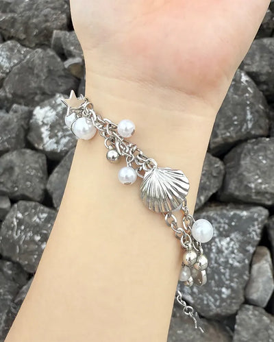 Pearl chain bracelet