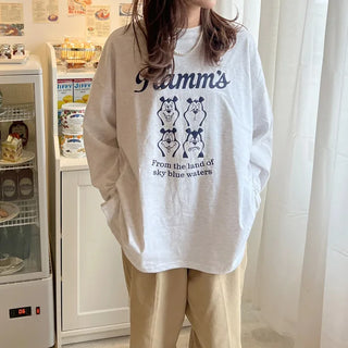 Bears Loose Long T-Shirt