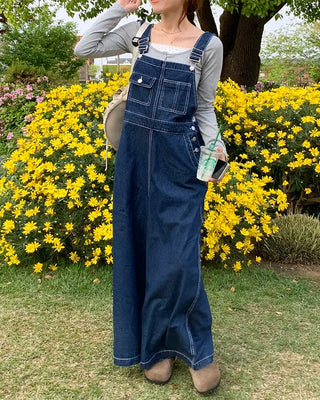 Loose-fit overalls