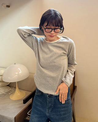 Lace Long Sleeve T-Shirt