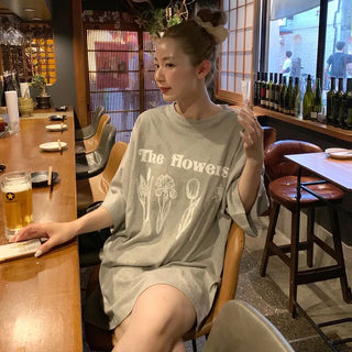 Flower print T-shirt