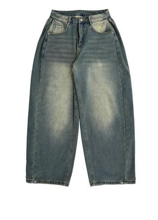 Wide-leg pants with brushed lining and pleats