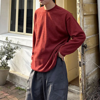 (Unisex) Oversized Color Long T-Shirt