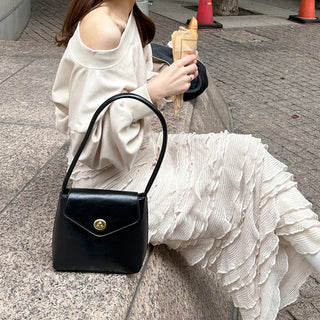 Frilled tiered long skirt