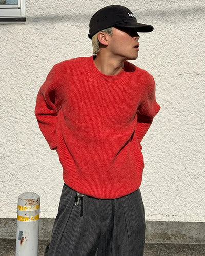 Hatch Round Knit