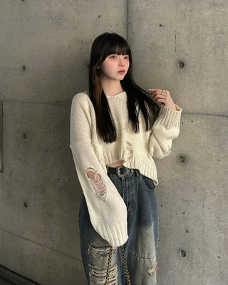 Vintage Cropped Knit