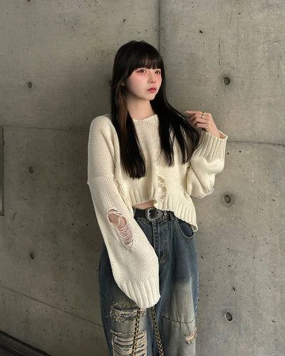 Vintage Cropped Knit