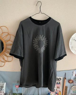 (Unisex) Pigment Floral Short-Sleeve T-Shirt