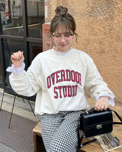 Letter print sweatshirt