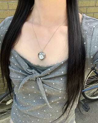 Watch pendant necklace