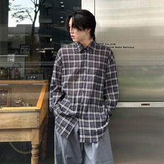 Checked soft cotton shirt