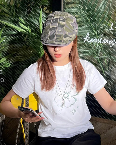 Camouflage hunting cap