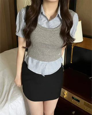 Best Layered Half-Sleeve Shirt
