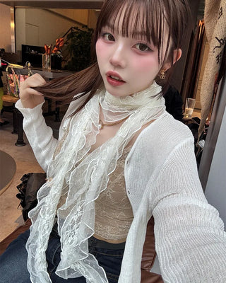 Lace scarf