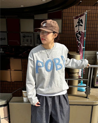 (Unisex) POBA Washing Sweatshirt