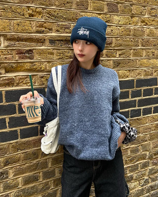Rib-knit sweater