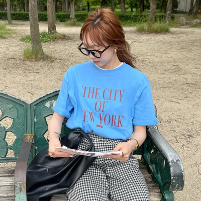 THE CITY Boxy Fit T-Shirt