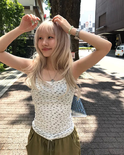 Mini flower camisole