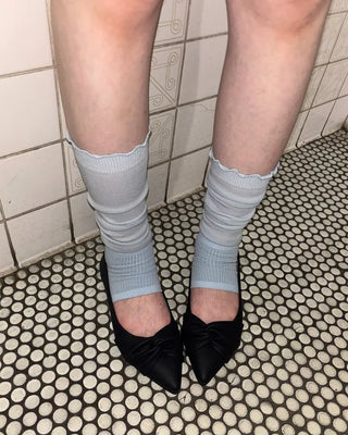 See-through high-leg warmer