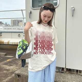 (Unisex) Gradient Lettering T-Shirt