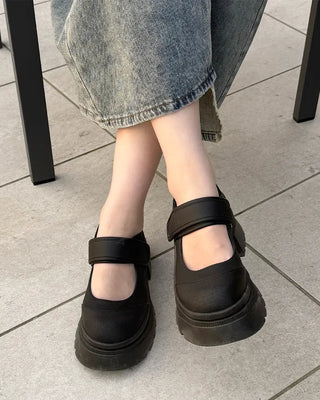 Velcro Mary Jane Platform