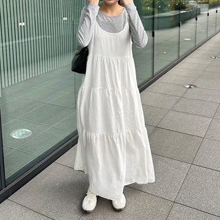 Tiered long dress