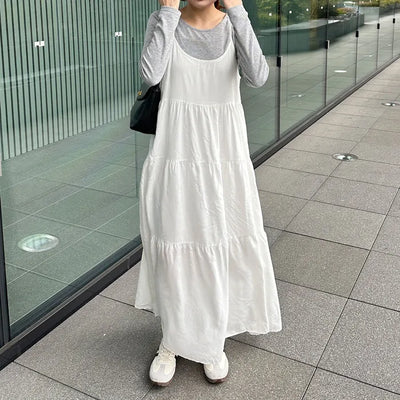 Tiered long dress