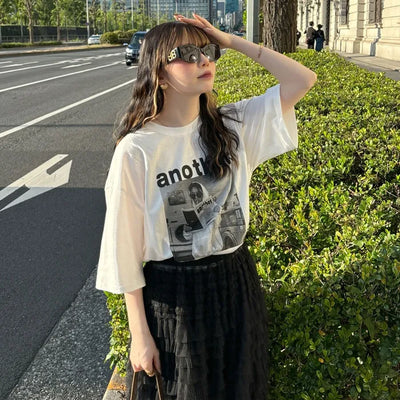 (Unisex) Printed Overfit T-Shirt