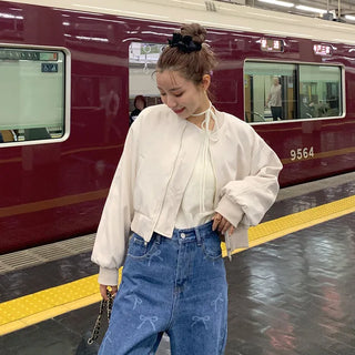 Crop Blouson Jumper