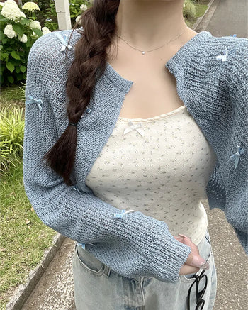 Ribbon Bolero Cardigan