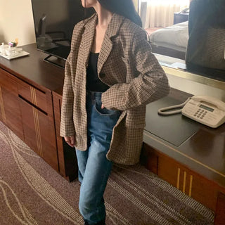 Check pattern jacket