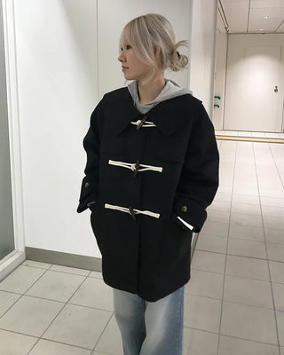 Duffle half coat