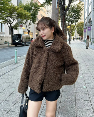 Short fur jacket