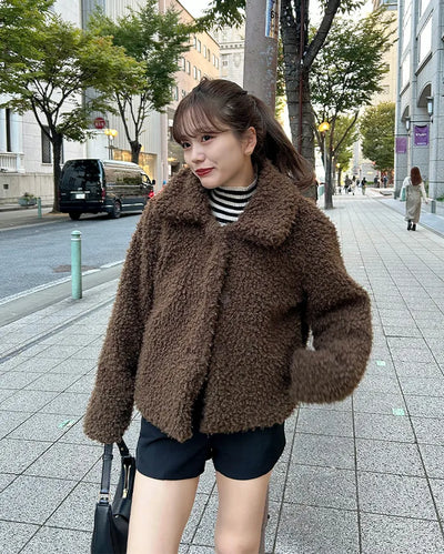 Short fur jacket