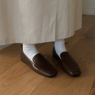 Classic leather loafers