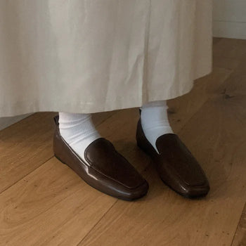 Classic leather loafers