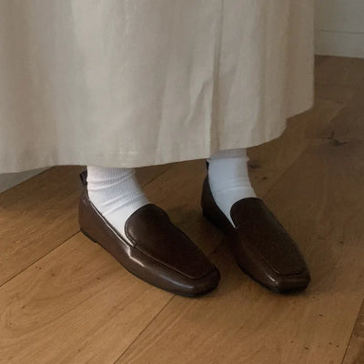 Classic leather loafers