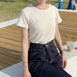 Flower Waffle T-shirt