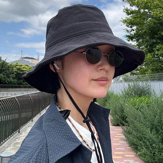 String Cotton Bucket Hat