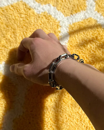 Square chain bracelet