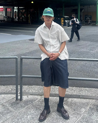 Non-Fade Carpenter Bermuda Denim