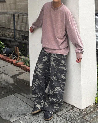 Camouflage cargo pants