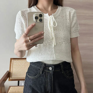 Punched Ribbon Knit
