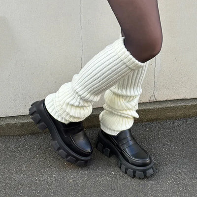 Knee-high leg warmers