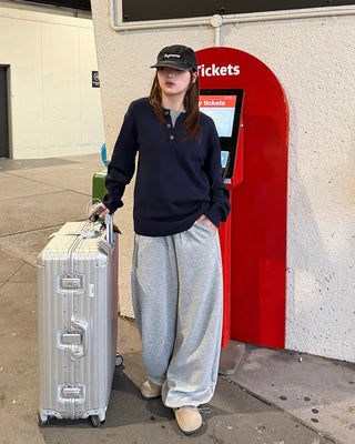 Color-block jogger pants