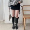 Mini skirt with ribbon