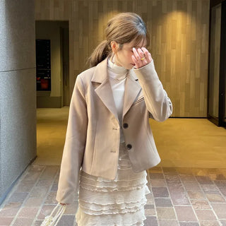 Short single jacket