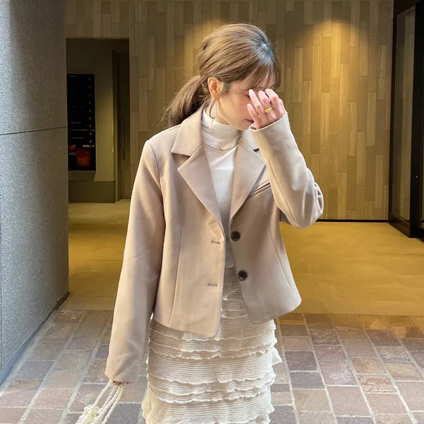 Short single jacket
