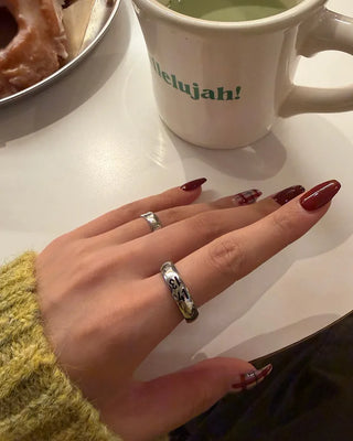 Number Metal Ring